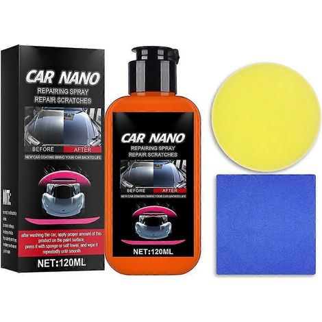 Cire de protection pour voiture, cire liquide anti-rayures pour peinture automobile, cire de réparation des rayures (1/4)