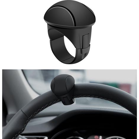 Bouton rotatif pour volant, bouton réglable pour volant de voiture, volant antidérapant, assistance électrique, accessoire universel pour voitures, camions et tracteurs (1/5)