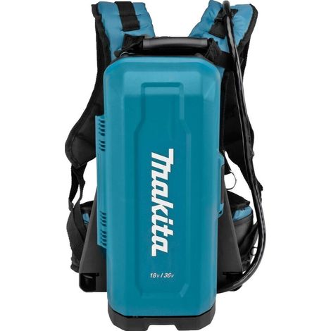 Makita 191A64-2 18v LXT Portable Power Supply Pack PDC01 + Twin 18v Adaptor (1/2)