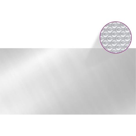 Revêtement argenté pour piscine hors sol, 450 x 220 cm, en polyéthylène résistant aux UV et à l’eau (1/5)