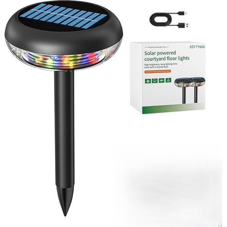 Lumières Solaires Extérieures Imperméables,3 Modes Éclairage (1/5)