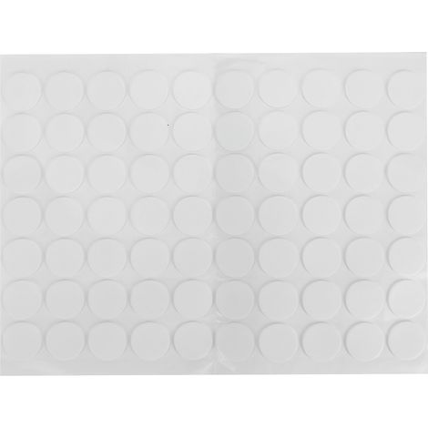 70 Pièces d'Autocollants Ronds en Acide Acrylique Transparents pour Fixation Double Face (1/5)