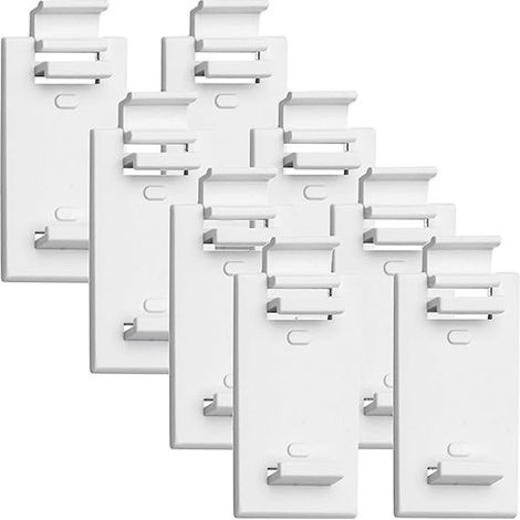 Accessoires pour stores enrouleurs plissés sans perçage de 36 mm : supports de fixation faciles à installer et accessoires pour rideaux (1/5)