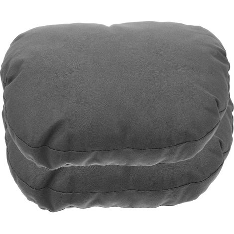 Ensemble de 2 oreillers voyage ergonomiques pour la nuque , en daim doux avec rembourrage coton élas