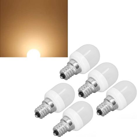 Ampoule LED pour lustre E12, culot à vis, 1,5 W équivalent à une ampoule LED 15 W, 75 lm, 110 V CA, lumière chaude (1/5)