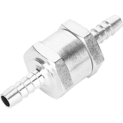 Rückschlagventil aus Aluminium für Benzin, Einwegventil, 6 mm