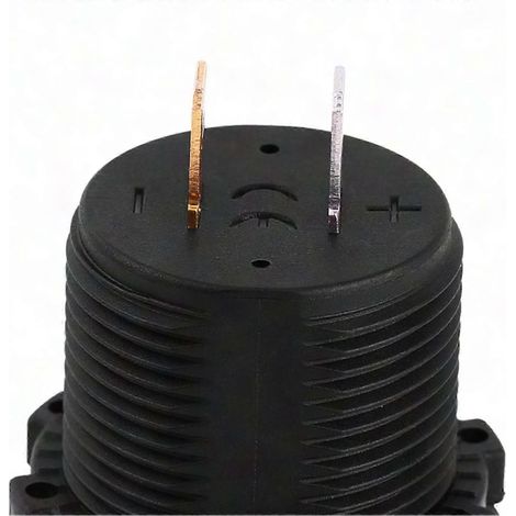 Voltmetre Numerique LED 12V Moto Auto Etanche Indicateur de Tension Noir Compteur Digital Volt (1/2)