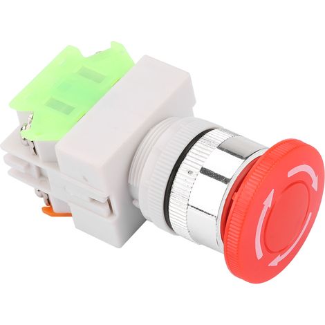 Interrupteur à bouton-poussoir champignon autobloquant pour arrêt d'urgence, montage 22 mm LAY37-11ZS (1/5)
