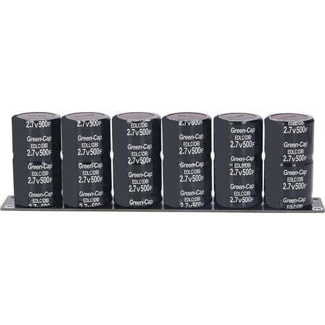 Condensateurs électrolytiques avec cartes de protection, adaptés à 16V - 83F (2,7V, 500F), applicables aux bancs de condensateurs audio et automobiles.