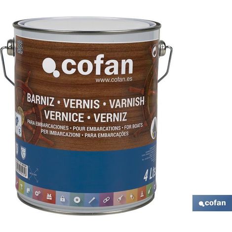 BARNIZ PARA EMBARCACIONES INCOLORO 4 L