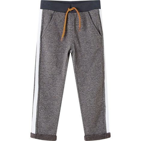 Pantalon de survêtement pour enfants mélange gris foncé 104 (1/5)