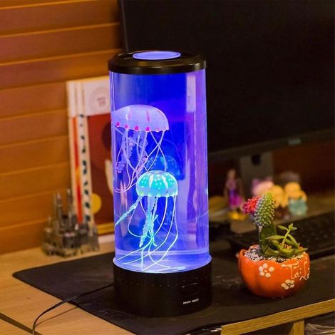 Grande lampe méduse à LED ambiance (1/4)