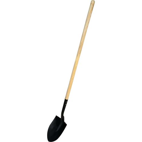 OGROD Pelle bêche pointue avec rebords manche long en bois de frêne FSC (1/5)