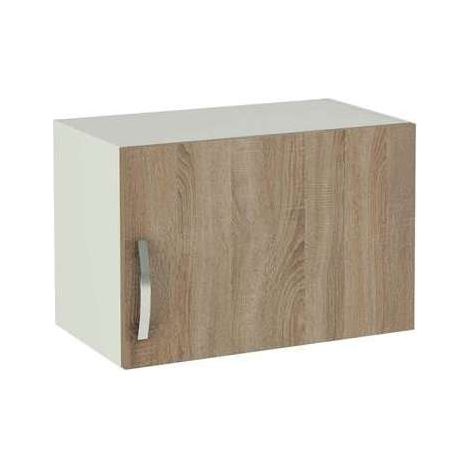 Mueble cocina para colgar con 1 puerta en roble cortez. 60 cm(largo)40 cm(alto)33 cm(fondo)