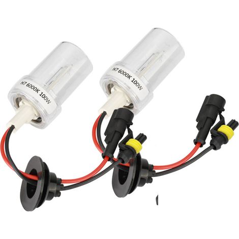 Fari alogeni auto, 2 pezzi 100W H7 6000K lampade di sostituzione ad alta luminosità (1/3)