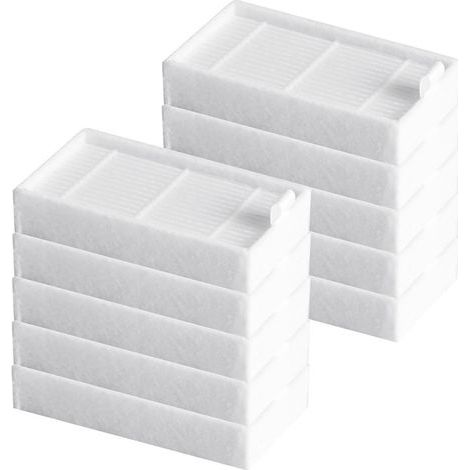 HEPA-Filter für iLife V3/V3S/V5 Saugroboter – 10 Stück, Vliesstoff, weiß, 4,2 x 0,8 x 1,5 cm (1/5)