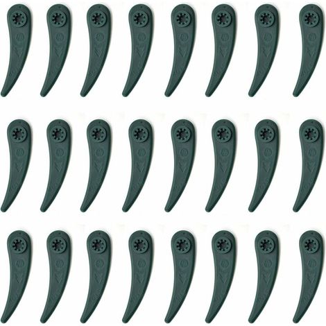 Ulisem Confezione da 24 lame di ricambio in plastica per tagliabordi Bosch Durablade Art 23-18 LI Art 26-18 LI (1/5)