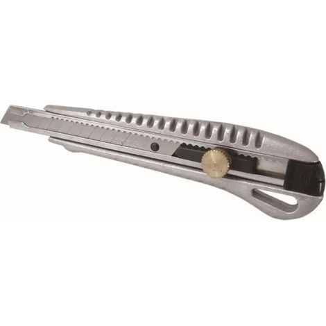 Cuchillo utilitario Dedra m9025 metal hoja de 9 mm