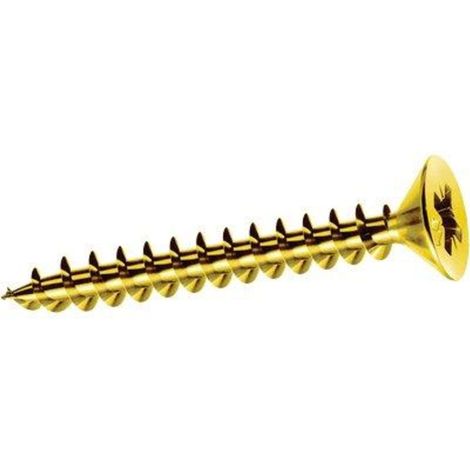 VITE TRUCIOLARE TSP OTTONATA PANELVIT MUSTAD - CAVA PZ FILETTO INTERO MM 5,0X30 CF=PZ 500 - 1 confezione