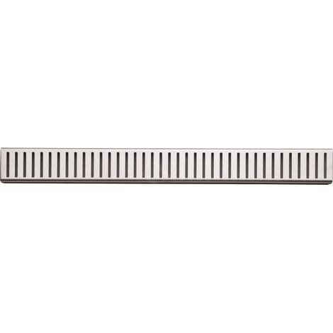 Alca - Grille pour bac à douche linéaire 145 cm, acier inoxydable mat PURE-1450M (1/3)