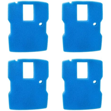 QORVA-4 Pièces Compatible Bleu Gros Mousse Filtrant pour All Pond Solutions CUF-6000