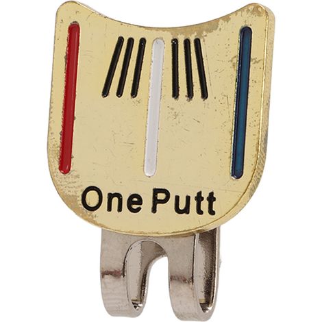 Pince magnétique pour chapeau de golf, marque-balle magnétique, accessoire de golf doré (1/5)