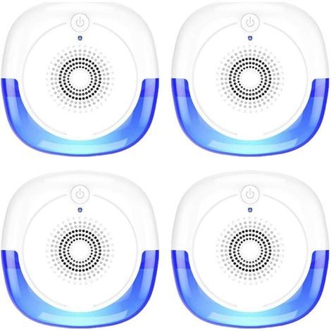 pair 4 pcs d'insectifuge à ultrasons, adaptés à la lutte antiparasitaire, anti-moustique, cafard, mouches et souris-Fei Yu