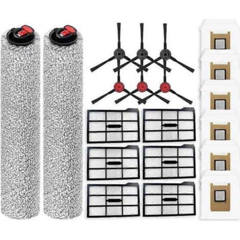 Ersatzset für den Eufy Omni E28/E25 Saugroboter – inklusive Seitenbürsten, Walze, Wischmopp, Staubbeutel und weiterem Zubehör