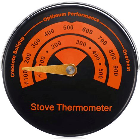 Termometro per camino Termometro per forno Termometro ad adsorbimento magnetico (1/4)