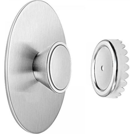1 magnetische Seifenschale, magnetischer Seifenhalter, magnetischer Seifenhalter mit Saugnapf, magnetischer Seifenhalter aus Edelstahl, zur Wandmontage