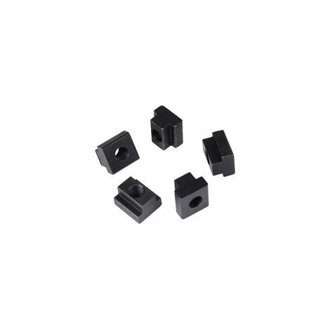 Écrous en T, 5Pcs Finition en oxyde noir Les filets en M12 Écrous à rainure en T, T-slot Écrou Filetage (1/5)