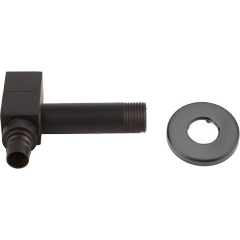 Washing Machine Tap, Black Wall Mount Cold Water Tap with G1 2 Thread for Balcony, Mop, Sink, Garden Pond (4-Point Washing Machine Tap) (1/5)