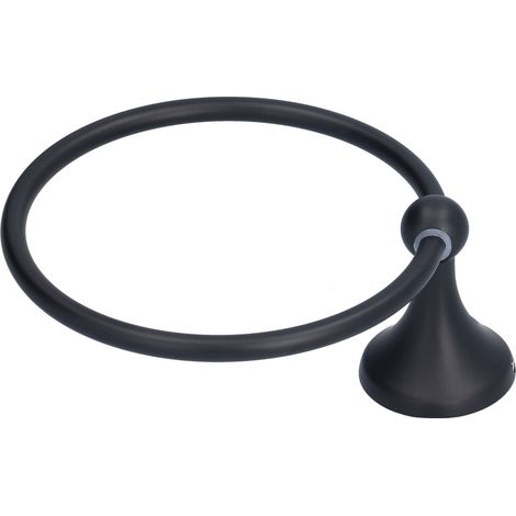Anneau porte-serviettes au design classique, élégant et épuré, très résistant et durable, antirouille, pour salle de bain. (1/5)