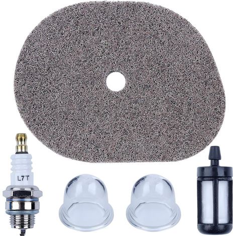 Filtre à air pour Stihl FS50 FS50C FS40 FS40C FS56 FS56R FS56C FS56RC FS70 Débroussailleuse, filtre à air, bougie, filtre à carburant, ampoule d'amorçage (1/5)