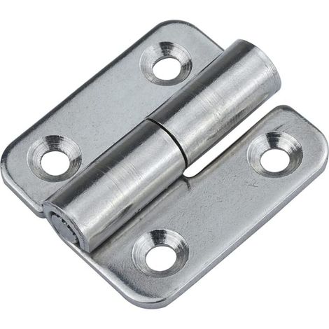 Set mit 6 abnehmbaren 3,8 cm Scharnieren – Abnehmbare Türscharniere – Aus Edelstahl 304 – Für Rechtsanschlag