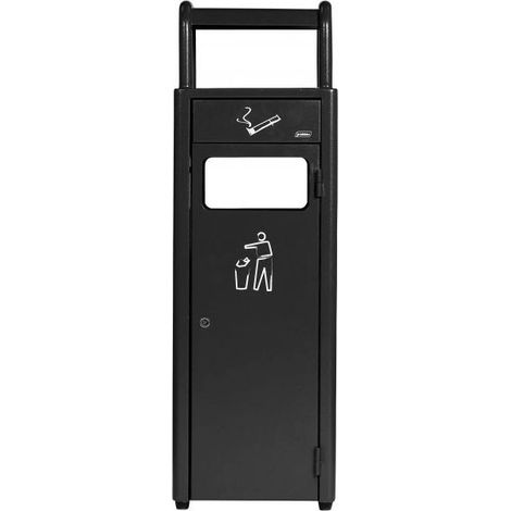 Cendrier collecteur 3.3 - 24 litres - 33 x 30 x 96 cm - Lot de 1 - Dbmark