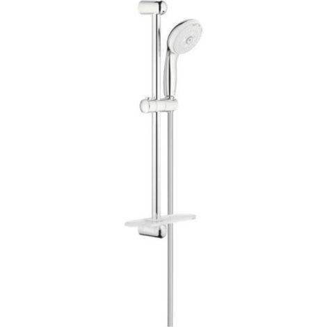 Ensemble de douche sur barre   porte-savon Tempesta 100 Ecojoy 3 jets Grohe garanti 5 ans