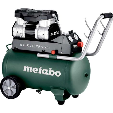 Metabo - Compresor eléctrico Basic 270-50 Of Silent, 1500 W 601594000 (1/2)