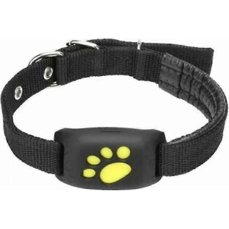 Collier de suivi GPS pour chiens et chats, dispositif anti-perte avec localisation en temps réel, 6,55 x 3,7 cm, noir, en plastique. (1/5)