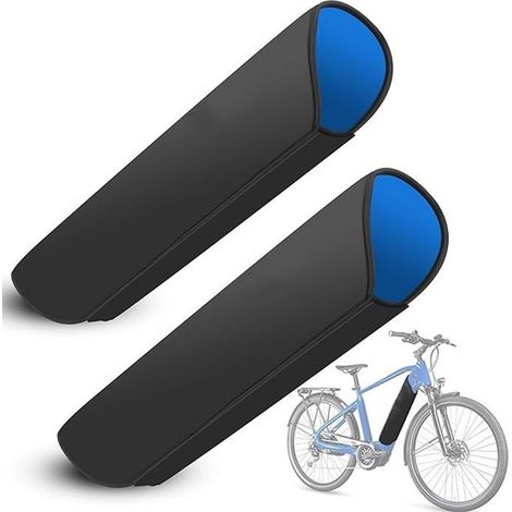 Set aus 2 dicken Neopren-Schutzhüllen für E-Bike-Akkus verstellbarer Klettverschluss-Akkuschutz für Rahmenumfang 28 36 cm wasserabweisende für (1/5)
