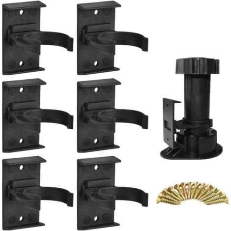 20 PCS Clip de Fixation Pied Meuble 28 mm à 32 mm Clip de Plinthe Cuisine Clip pour Plinthe a Visser Clip de Planche de Coup de Pied Clip de Fixation pour Plinthe Cuisine avec 40 Vis