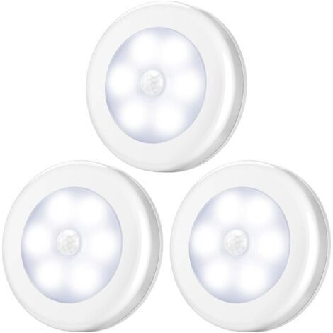 Lampe Détecteur de Mouvement AMIR LED Sans Fil, pour Penderie, Cuisine, Garage, Éclairage Automatique, Lot de 3 (1/5)