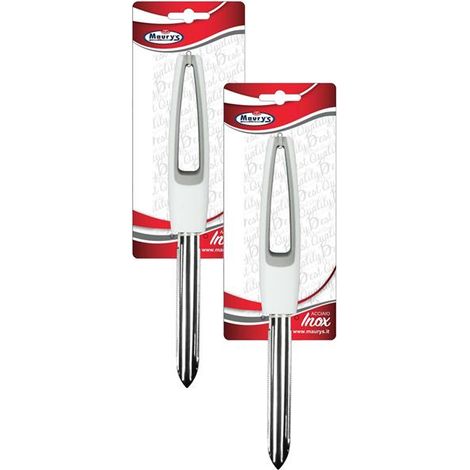 KIT SET 2 PZ MAURY'S SILVER SVUOTA ZUCCHINE IN ACCIAIO INOX (1/3)