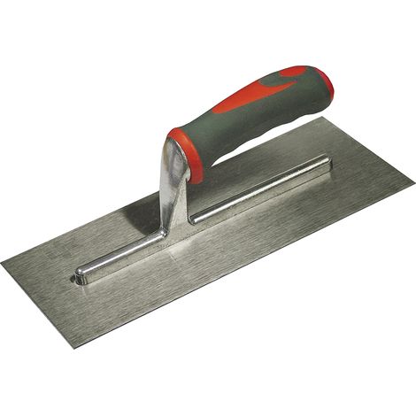 Faithfull Plasterer's Finishing Trowel Stainless Steel Soft Grip Handle 13 x 5in FAISGTP13SS