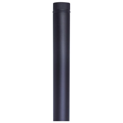 TUBO PINTADO NEGRO T600 1 MT DIAM. 120MM.