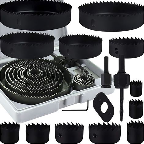 Lochsägen-Set, Lochsäge für Holz, Bäume, 19-127 mm, 16-teilig