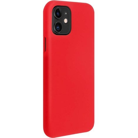Coque Silicone Rouge pour iPhone 11 Soft-Touch Série Fast Cover (1/4)