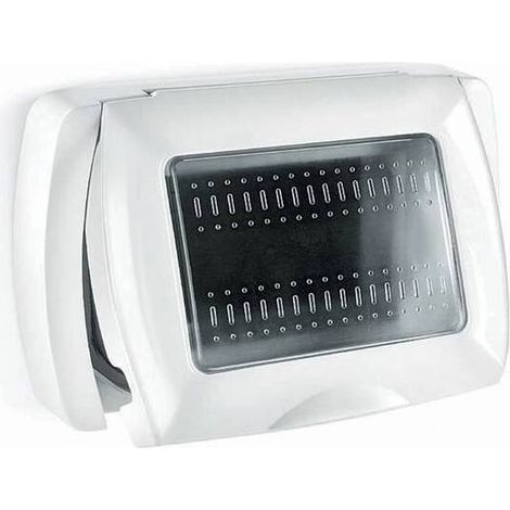 PLACCA EASY P/ESTERNO IP55 BIANCO 3P