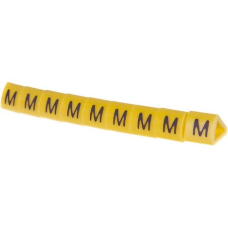 Marcador de cables OZ-1/M amarillo E04ZP-01020203500 /100 unidades/