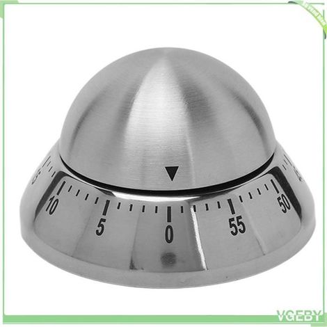 Minuterie de cuisine - FAFEICY - Mécanique - Acier inoxydable - Haute précision - Base antidérapante (1/5)